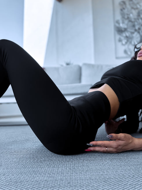 THERMO leggings "PERFECT BODY LM819" - BLACK PRE-ORDER